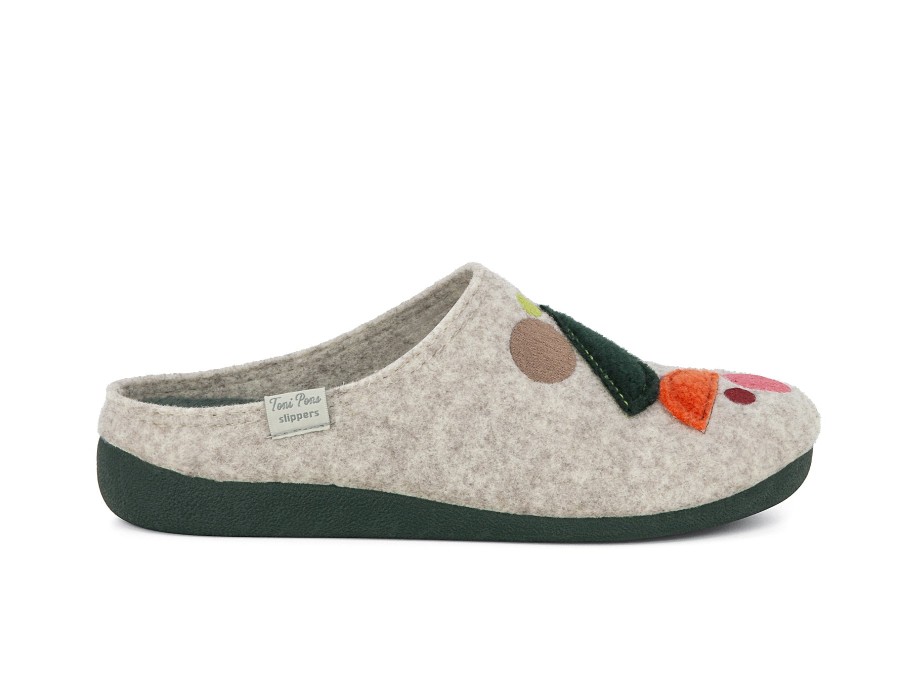 Woman TONI PONS Slippers | Mirna Oatmeal | Peter Sheppard Footwear