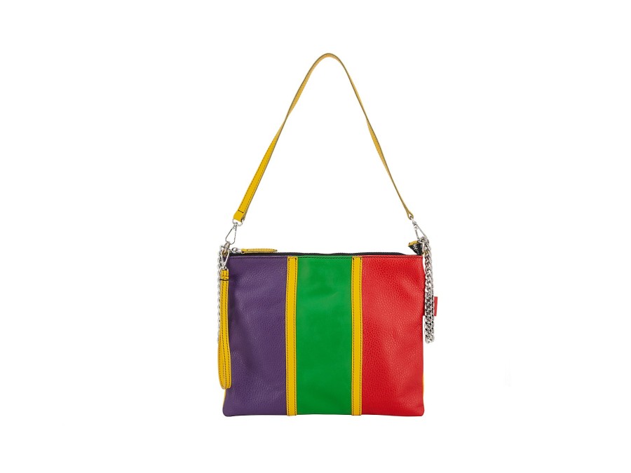 Woman BISBAGS Handbags & Wallets | Big Nard Yellow Multi | Peter Sheppard Footwear