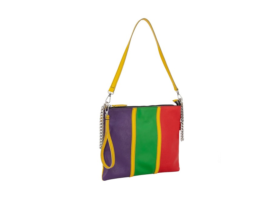 Woman BISBAGS Handbags & Wallets | Big Nard Yellow Multi | Peter Sheppard Footwear