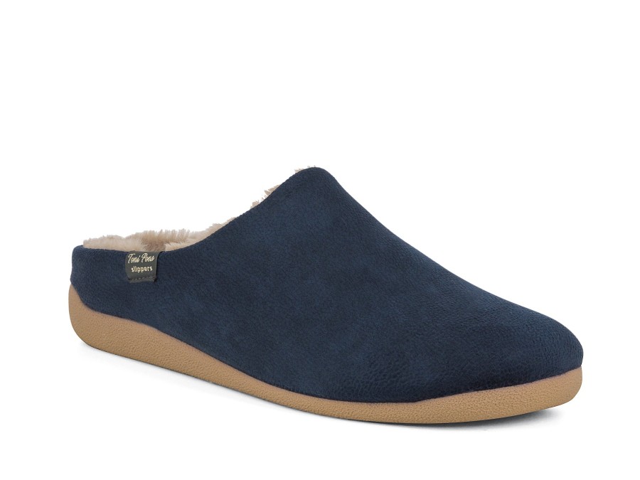 Man TONI PONS Slippers | Noti-Bd Navy | Peter Sheppard Footwear