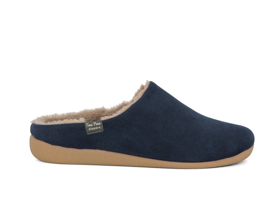 Man TONI PONS Slippers | Noti-Bd Navy | Peter Sheppard Footwear