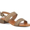 Woman LINEA UNO Sandals | Lornia Taupe Multi | Peter Sheppard Footwear