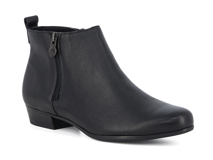 Woman MUNRO Ankle Boots | Lexi Black | Peter Sheppard Footwear