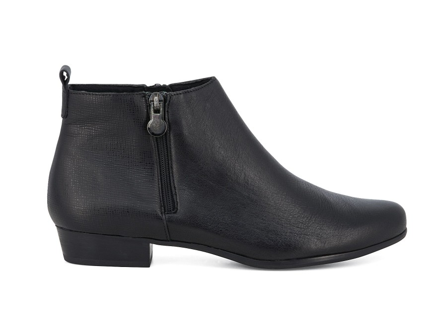 Woman MUNRO Ankle Boots | Lexi Black | Peter Sheppard Footwear