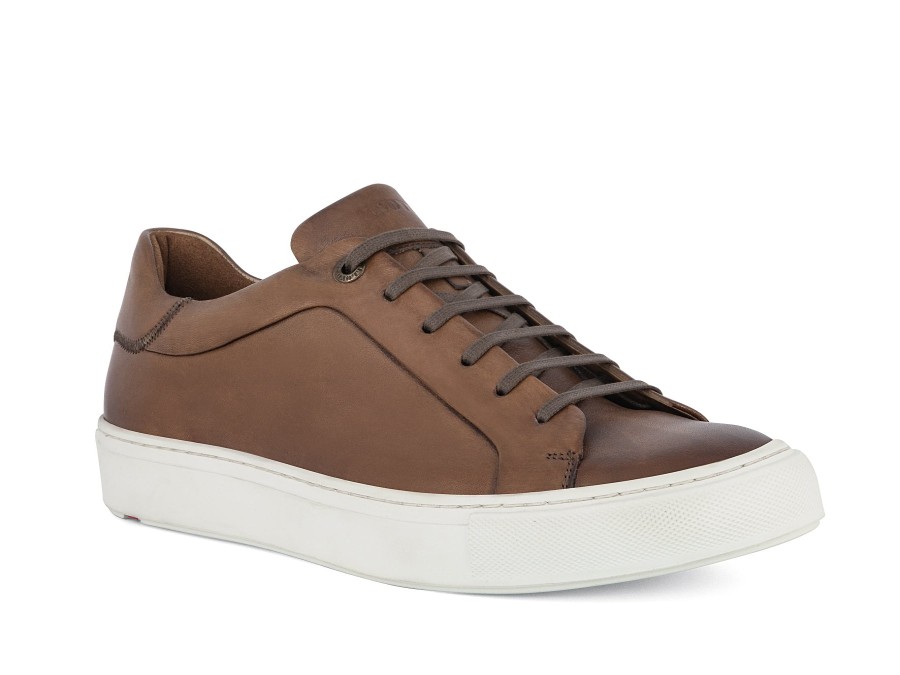 Man LLOYD Sneakers | Ajan Cognac | Peter Sheppard Footwear