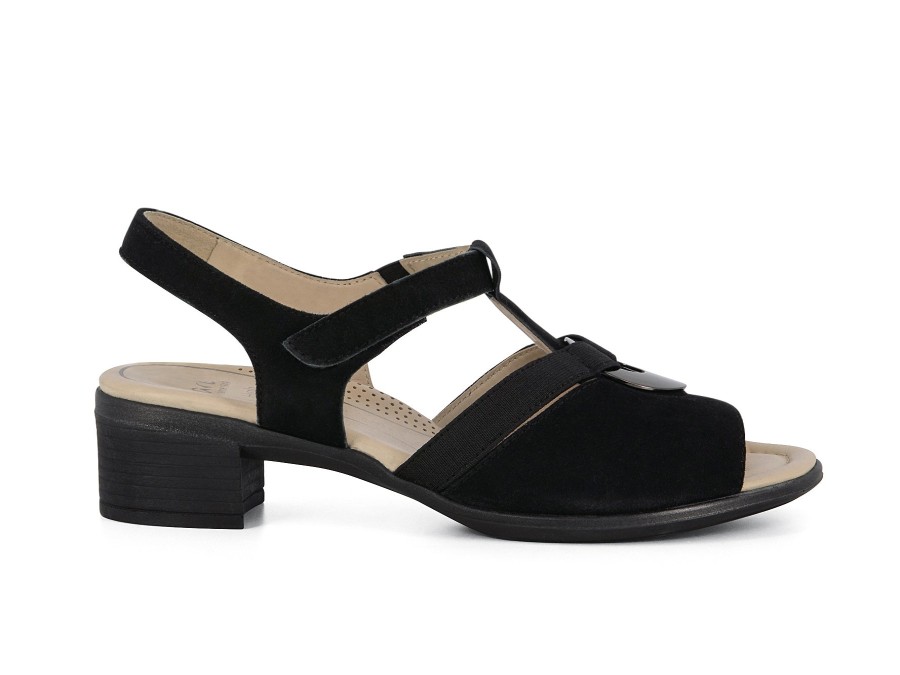 Woman ARA Sandals | 35730 Black | Peter Sheppard Footwear