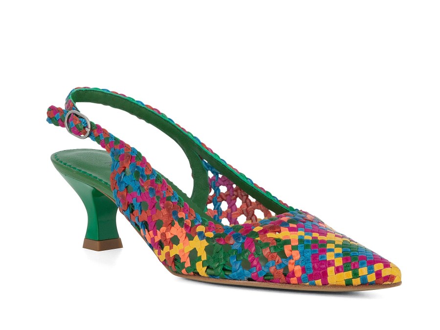 Woman PONS QUINTANA Heels | Carole Green Multi | Peter Sheppard Footwear