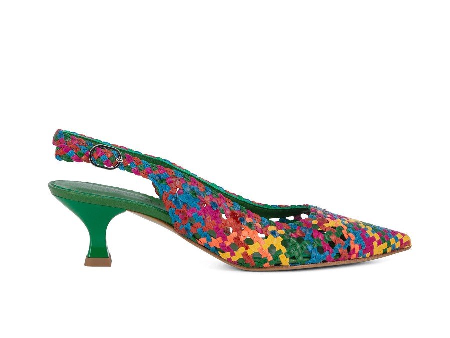 Woman PONS QUINTANA Heels | Carole Green Multi | Peter Sheppard Footwear