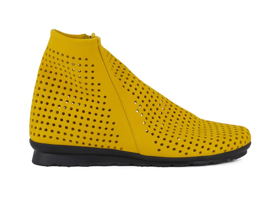 Woman ARCHE Ankle Boots | Barroo Yellow | Peter Sheppard Footwear