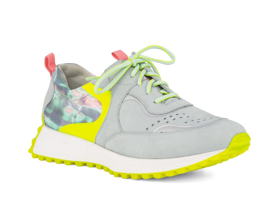 Woman WALDLAUFER Sneakers | Woodbury Lt Grey Multi | Peter Sheppard Footwear