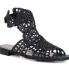 Woman MASCARO Sandals | Mission Black | Peter Sheppard Footwear