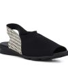 Woman ARCHE Sandals | Dajac Black~White | Peter Sheppard Footwear