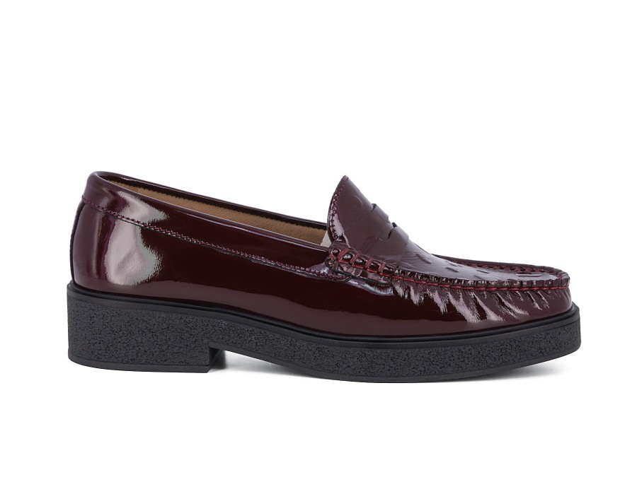 Woman LODI Loafers | Leyroy Bordo | Peter Sheppard Footwear