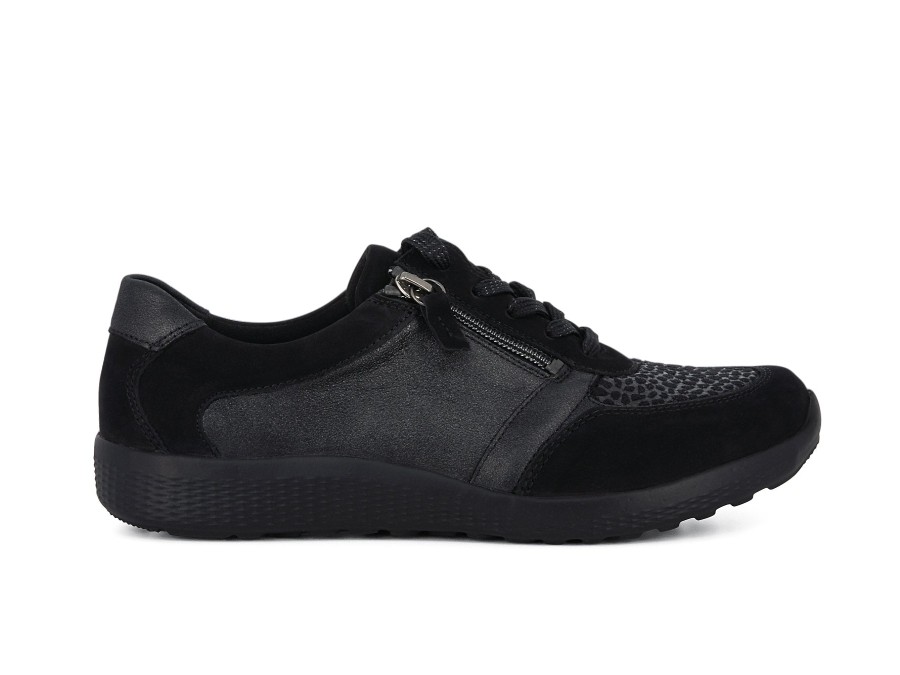 Woman WALDLAUFER Sneakers | Winsome Black | Peter Sheppard Footwear