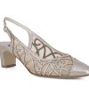 Woman ARGENTA Heels | Apari Soft Gold | Peter Sheppard Footwear