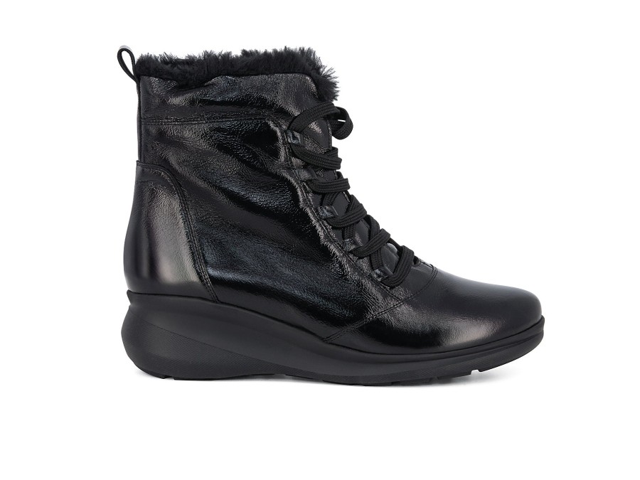 Woman PIESANTO Ankle Boots | Parnika Black | Peter Sheppard Footwear