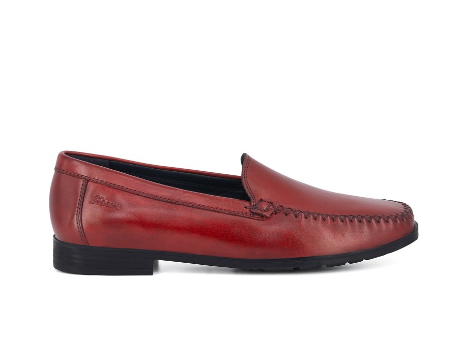 Woman SIOUX Loafers | Chikodi Red | Peter Sheppard Footwear