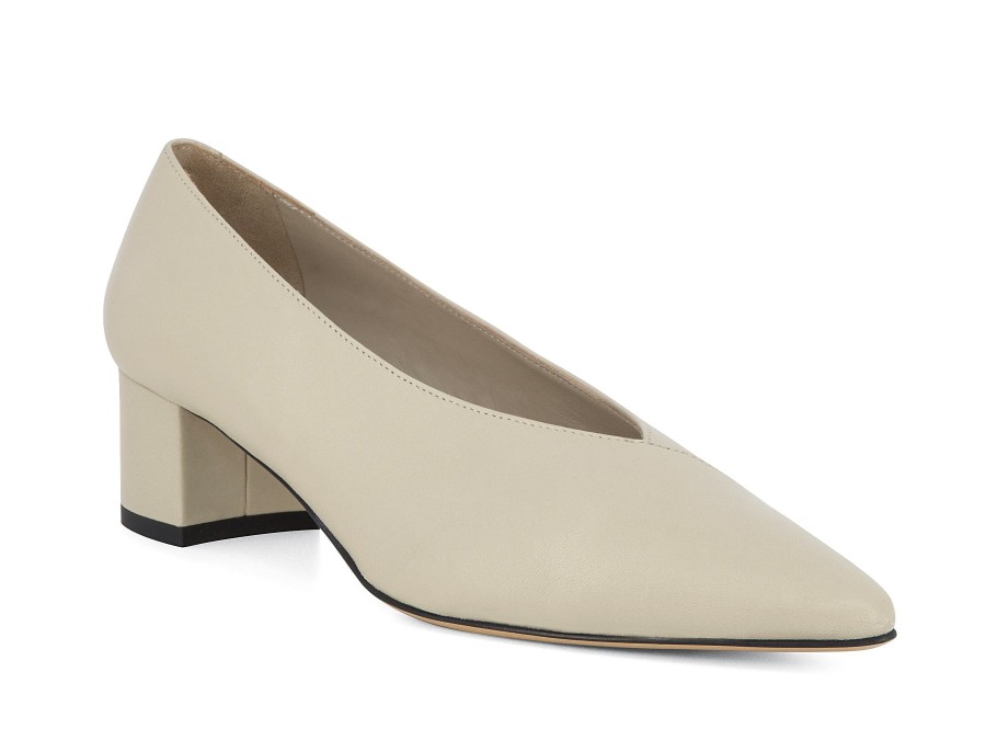 Woman AMALFI Heels | Pablito Cream | Peter Sheppard Footwear