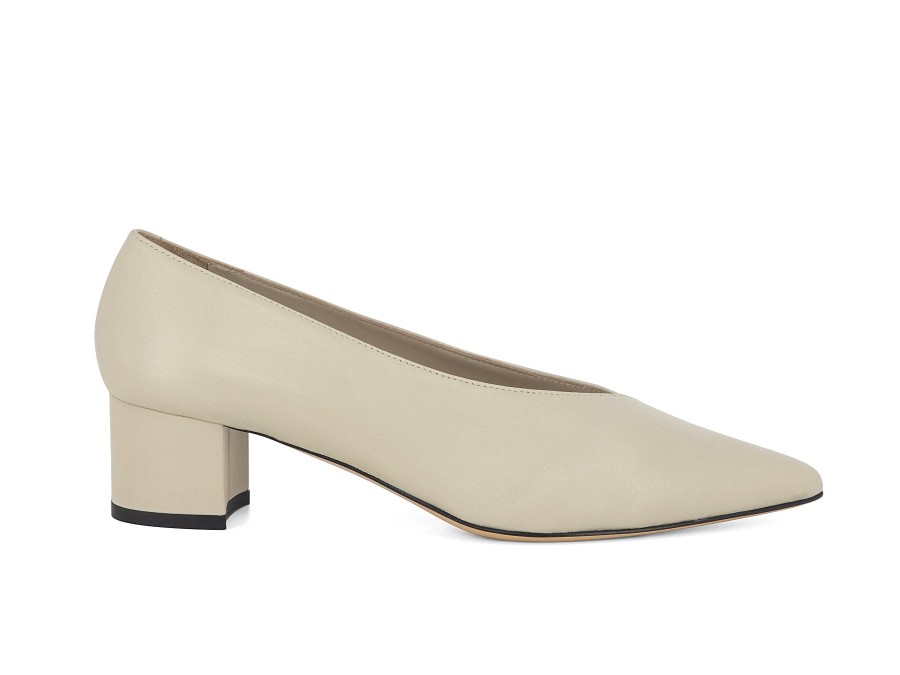 Woman AMALFI Heels | Pablito Cream | Peter Sheppard Footwear