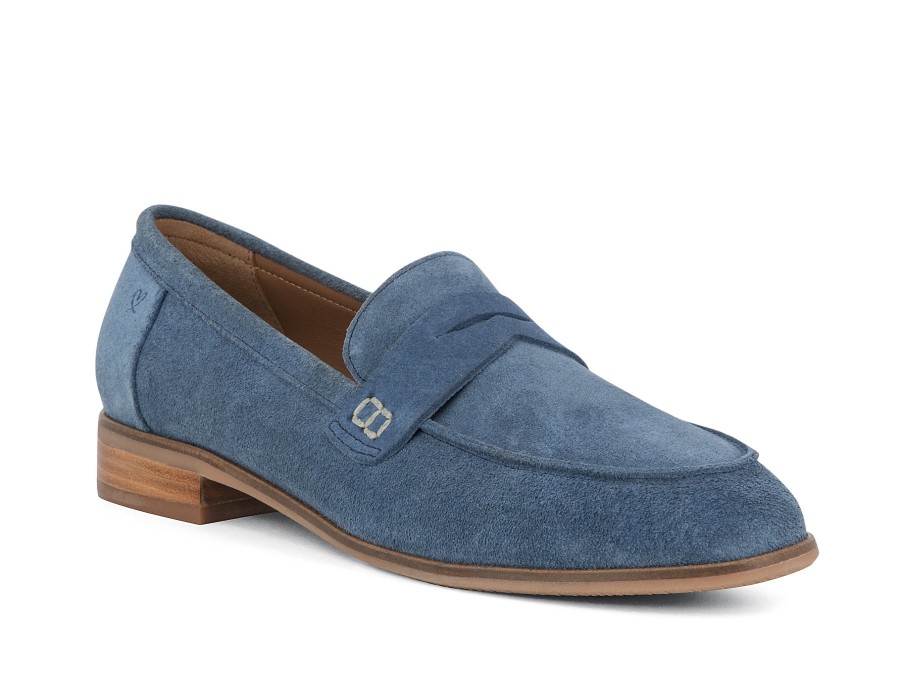 Woman EVERYBODY Ballerina Flats | Ambata Indigo | Peter Sheppard Footwear