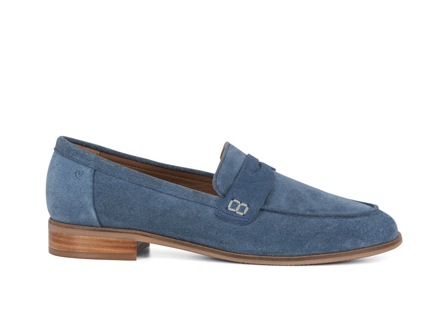 Woman EVERYBODY Ballerina Flats | Ambata Indigo | Peter Sheppard Footwear