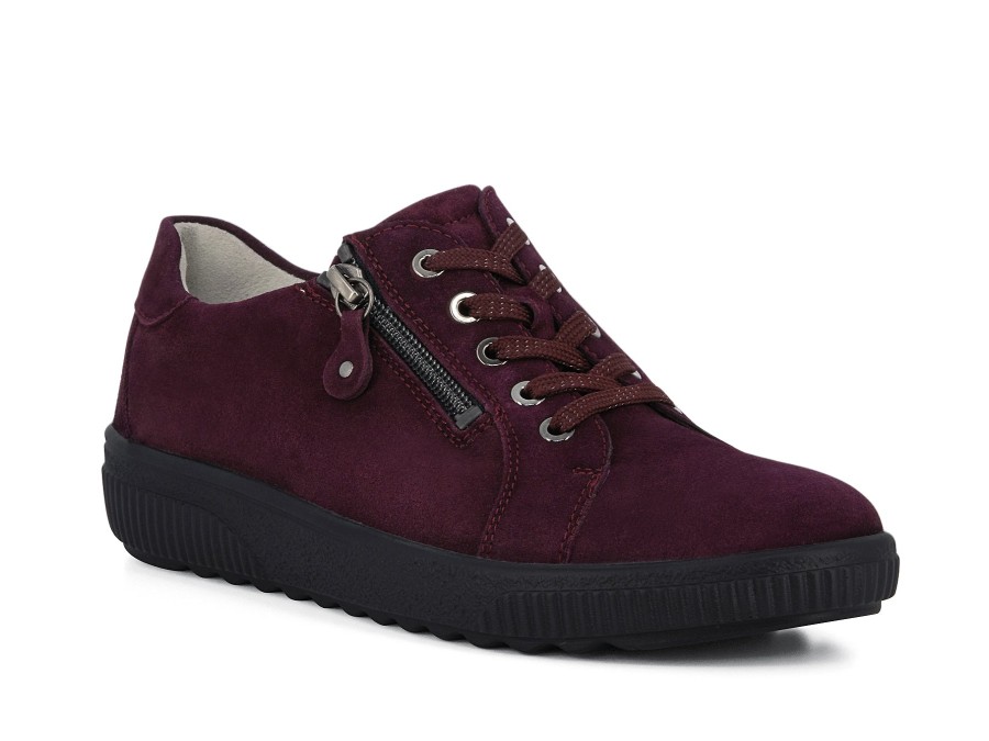 Woman WALDLAUFER Sneakers | Wiska Merlot | Peter Sheppard Footwear