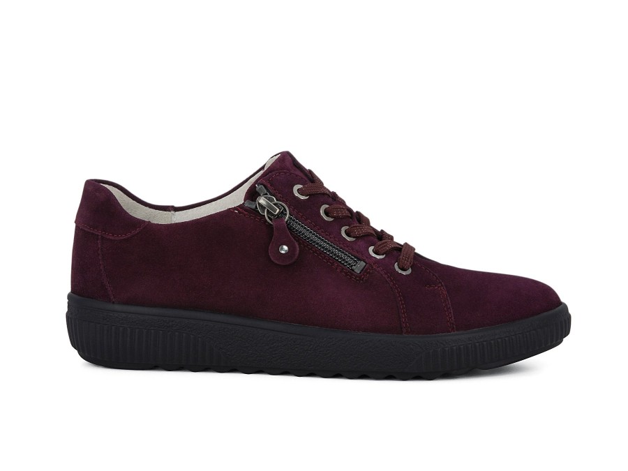 Woman WALDLAUFER Sneakers | Wiska Merlot | Peter Sheppard Footwear