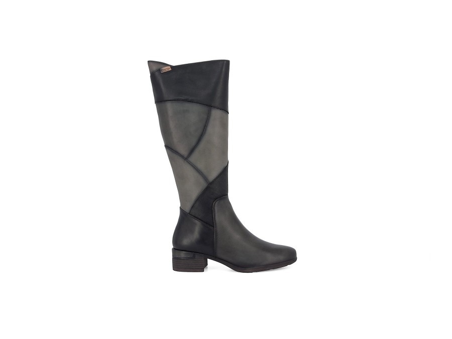 Woman PIKOLINOS Long Boots | W6W-9841C1 Lead Multi | Peter Sheppard Footwear