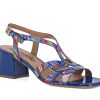 Woman LE GAZZELLE Heels | Lyrice Multi Blue | Peter Sheppard Footwear