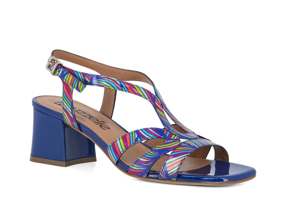 Woman LE GAZZELLE Heels | Lyrice Multi Blue | Peter Sheppard Footwear