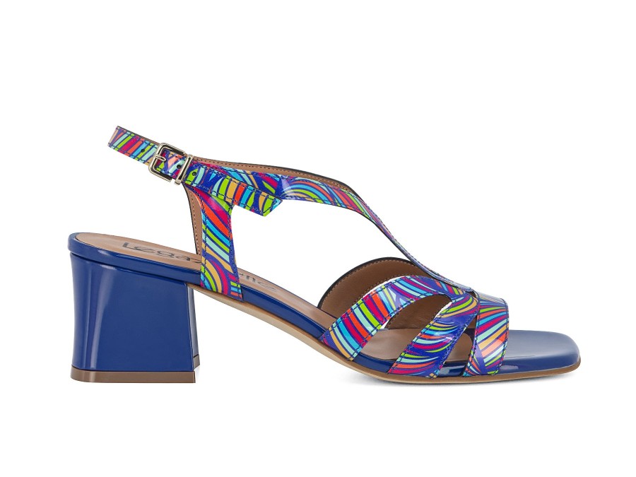 Woman LE GAZZELLE Heels | Lyrice Multi Blue | Peter Sheppard Footwear