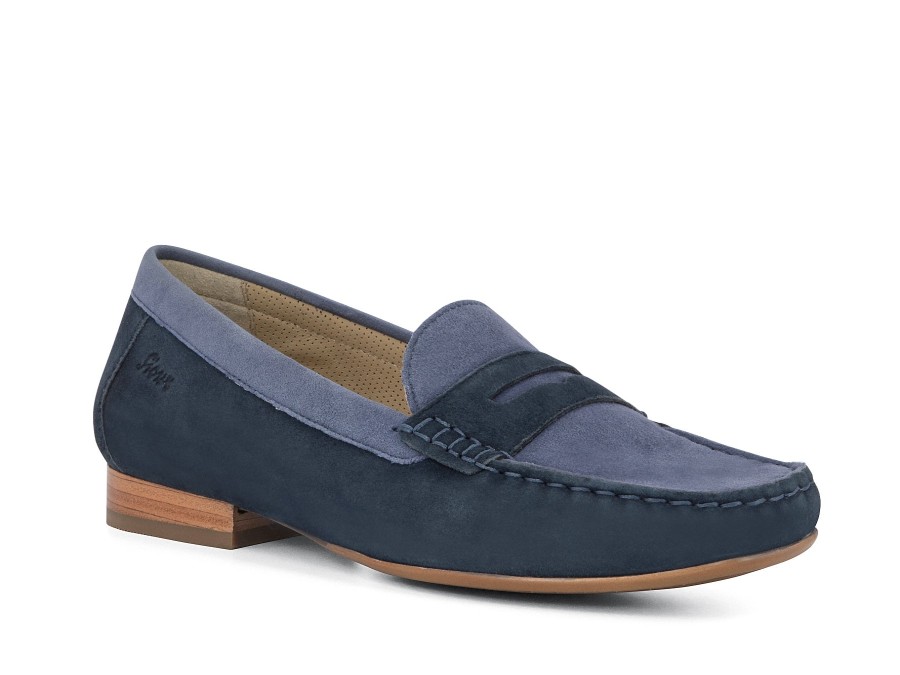 Woman SIOUX Loafers | Corbina Blue Multi | Peter Sheppard Footwear