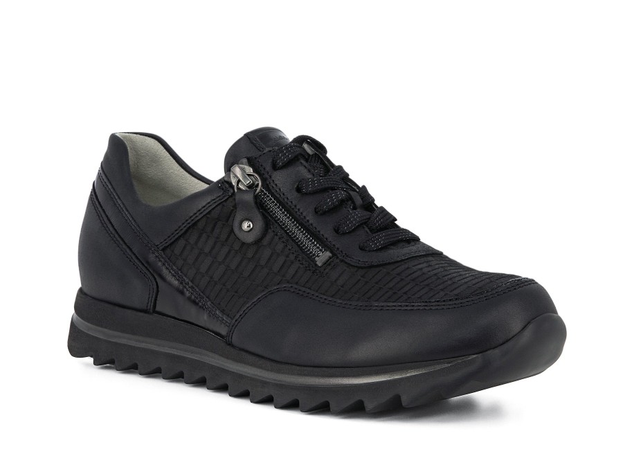 Woman WALDLAUFER Sneakers | Wharton 2 Black | Peter Sheppard Footwear