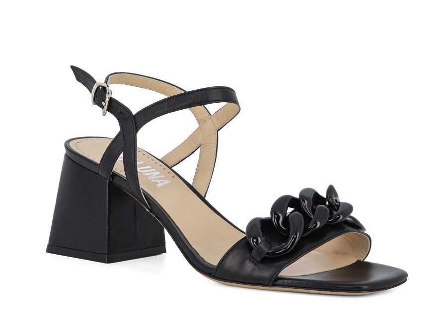 Woman EVA LUNA Heels | Elsie 2 Black | Peter Sheppard Footwear