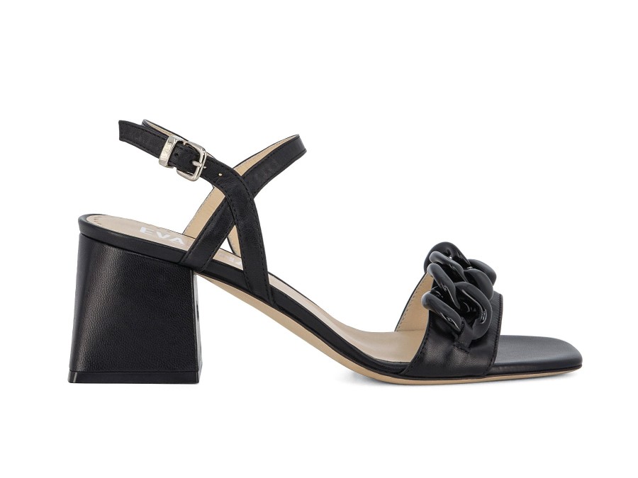 Woman EVA LUNA Heels | Elsie 2 Black | Peter Sheppard Footwear