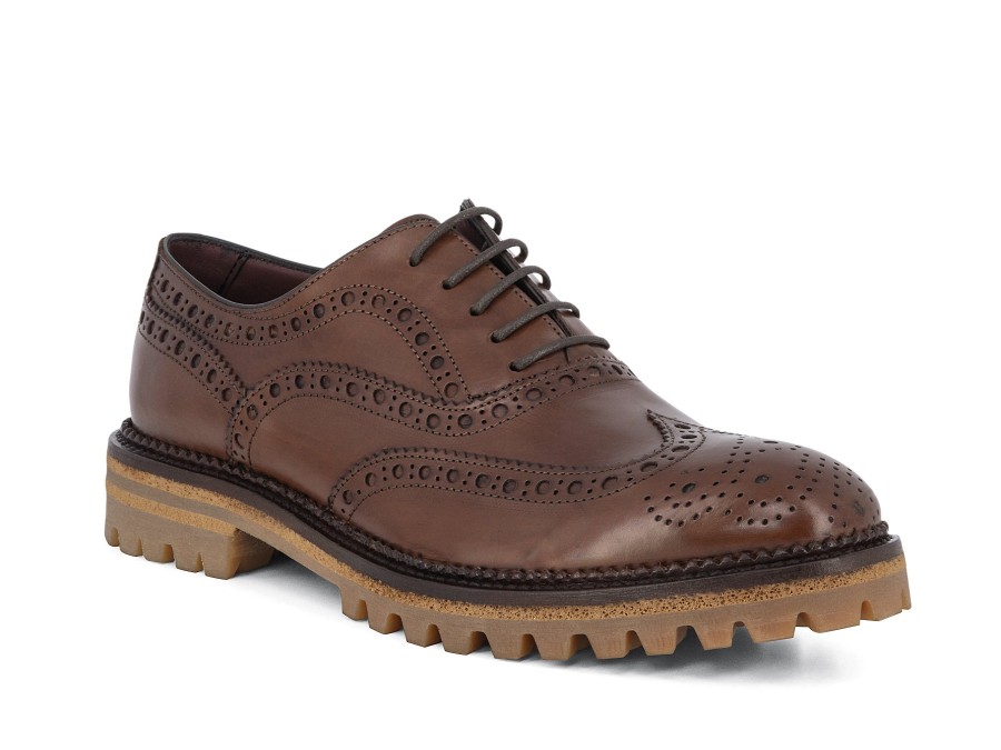 Woman CALPIERRE Lace-Ups | Casaro Chestnut | Peter Sheppard Footwear