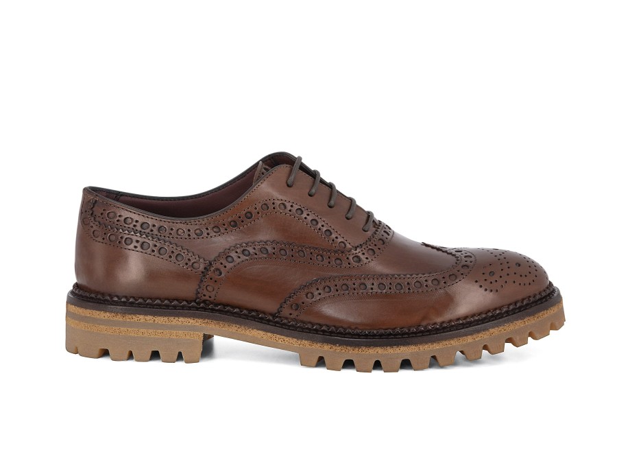 Woman CALPIERRE Lace-Ups | Casaro Chestnut | Peter Sheppard Footwear