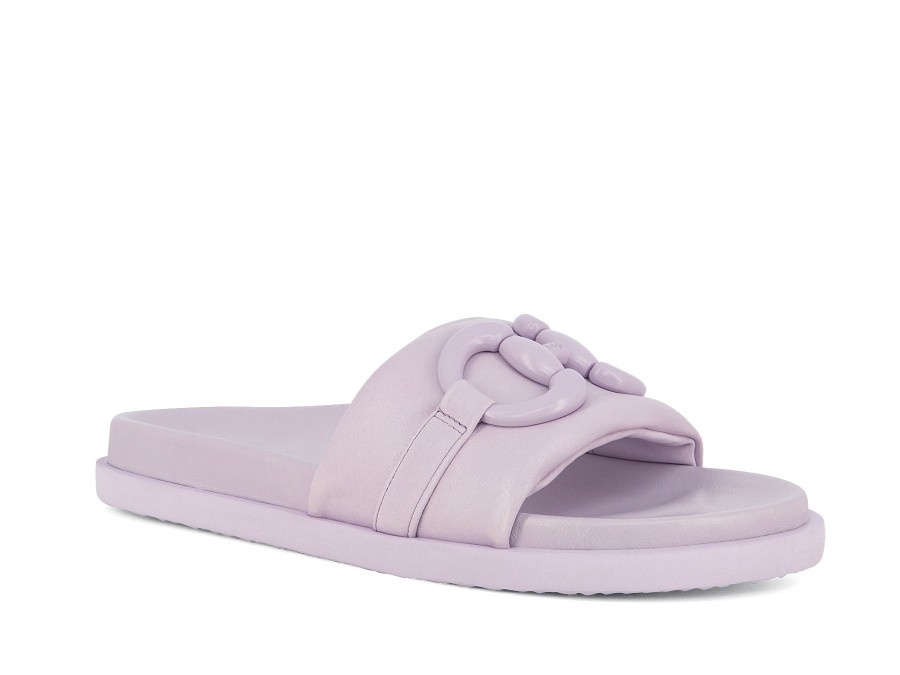 Woman HOGL Slides | Hildegard Lavender | Peter Sheppard Footwear