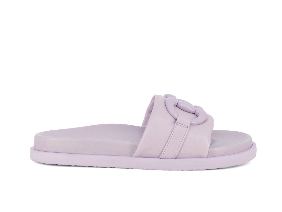 Woman HOGL Slides | Hildegard Lavender | Peter Sheppard Footwear