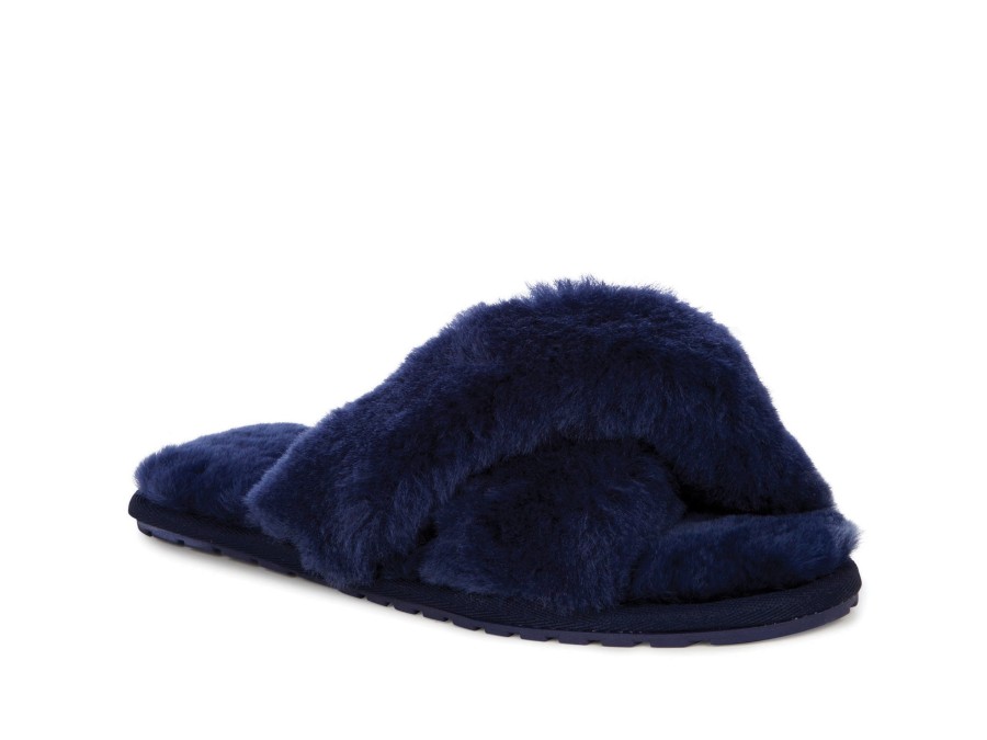 Woman EMU Slippers | Mayberry Midnight | Peter Sheppard Footwear