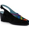 Woman THIERRY RABOTIN Wedges | Tinny Black Multi | Peter Sheppard Footwear