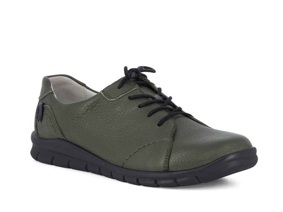 Woman WALDLAUFER Lace-Ups | Waggon Olive | Peter Sheppard Footwear