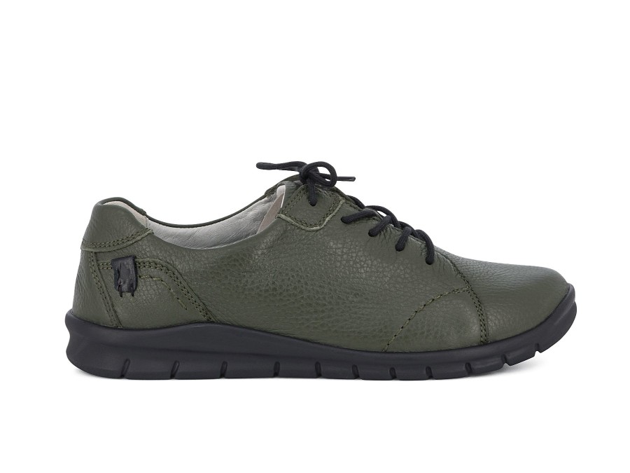 Woman WALDLAUFER Lace-Ups | Waggon Olive | Peter Sheppard Footwear