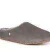 Woman EMU Slippers | Monch Charcoal | Peter Sheppard Footwear