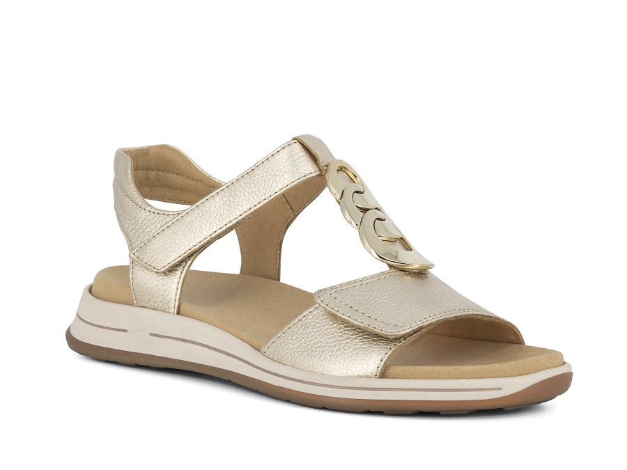 Woman ARA Sandals | 34826 Platinum | Peter Sheppard Footwear