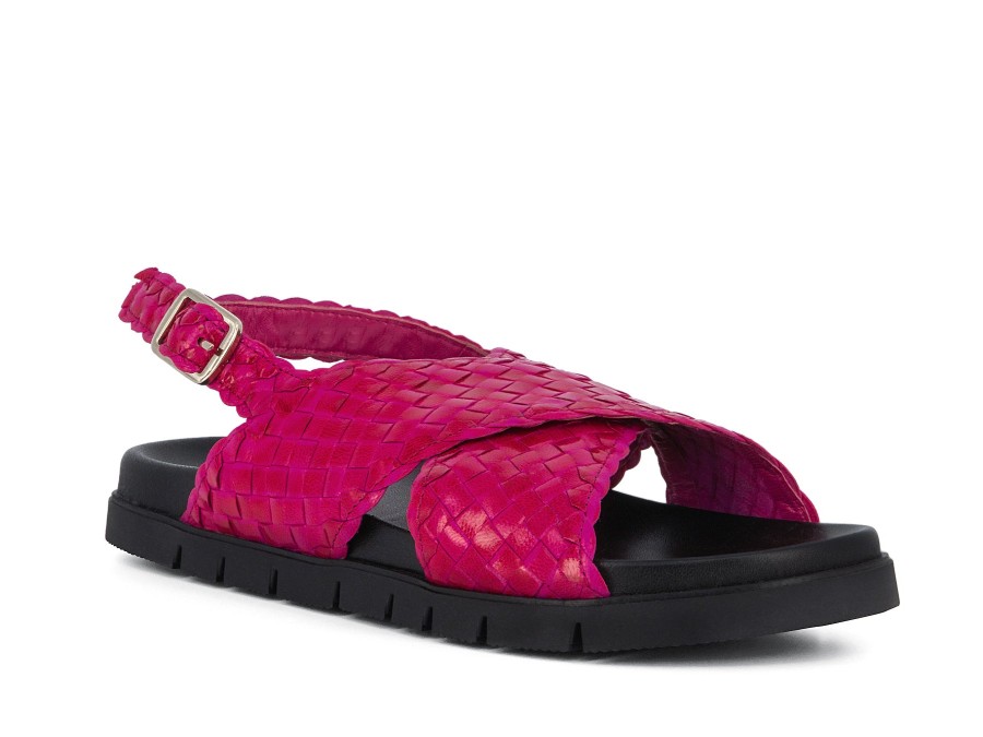 Woman PONS QUINTANA Sandals | Mandy Hot Pink | Peter Sheppard Footwear