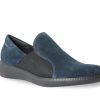 Woman MUNRO Slip-Ons | Clay Navy | Peter Sheppard Footwear