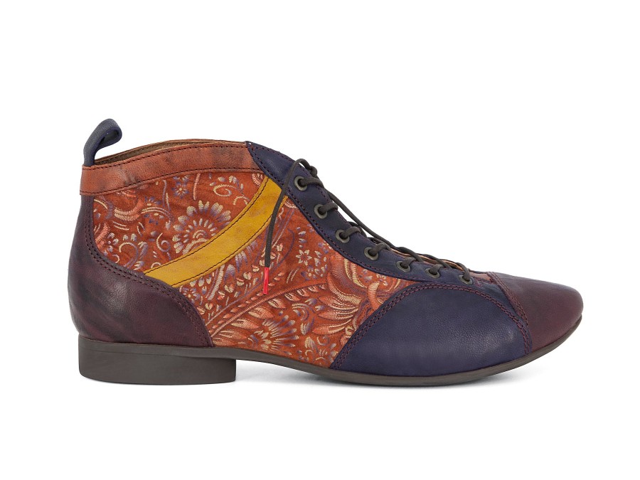 Woman THINK! Ankle Boots | Todd 2 Rust Multi | Peter Sheppard Footwear