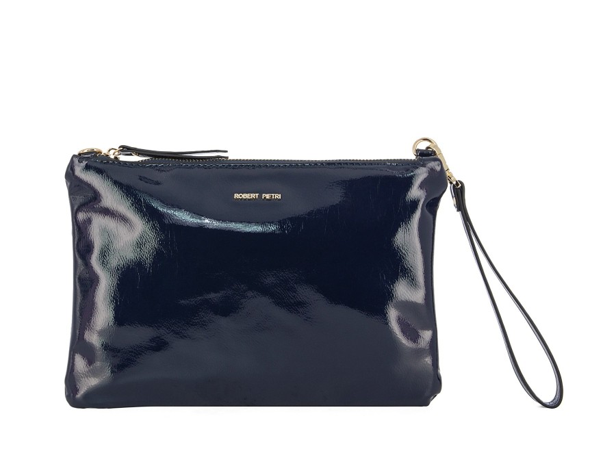 Woman ROBERT PIETRI HANDBAGS Handbags & Wallets | C-24 Hb Navy Hi-Shine | Peter Sheppard Footwear