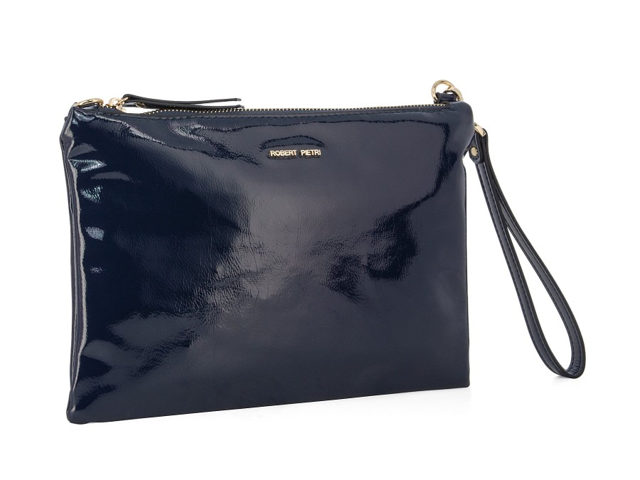 Woman ROBERT PIETRI HANDBAGS Handbags & Wallets | C-24 Hb Navy Hi-Shine | Peter Sheppard Footwear